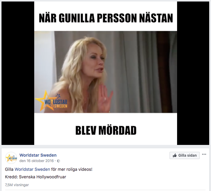 Mest delade på facebook