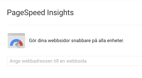 Google PageSpeed Insights