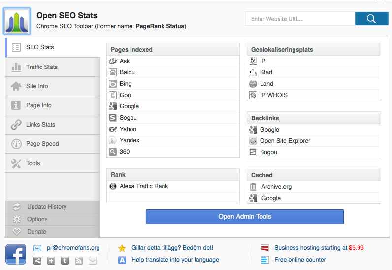 Open SEO Stats