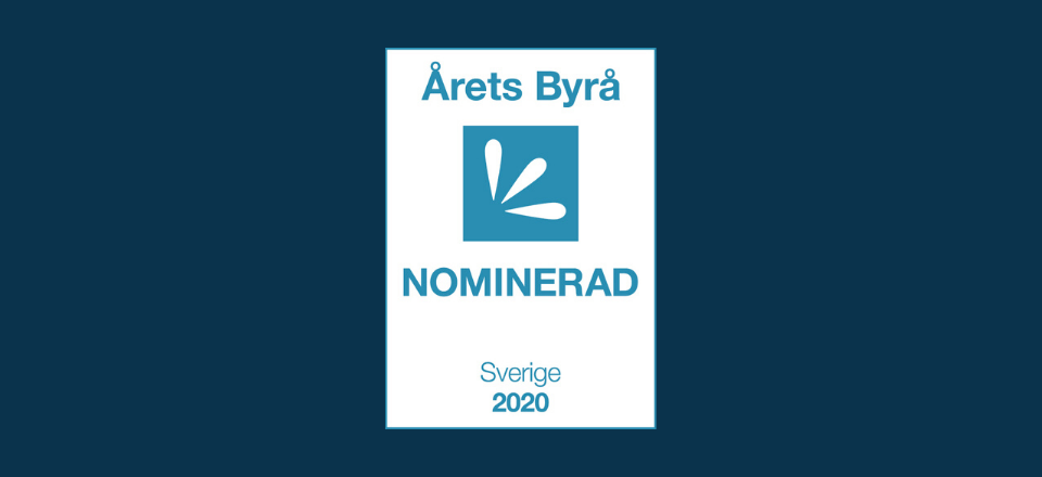 Adsight är en av de nominerade i Årets Byrå 2020