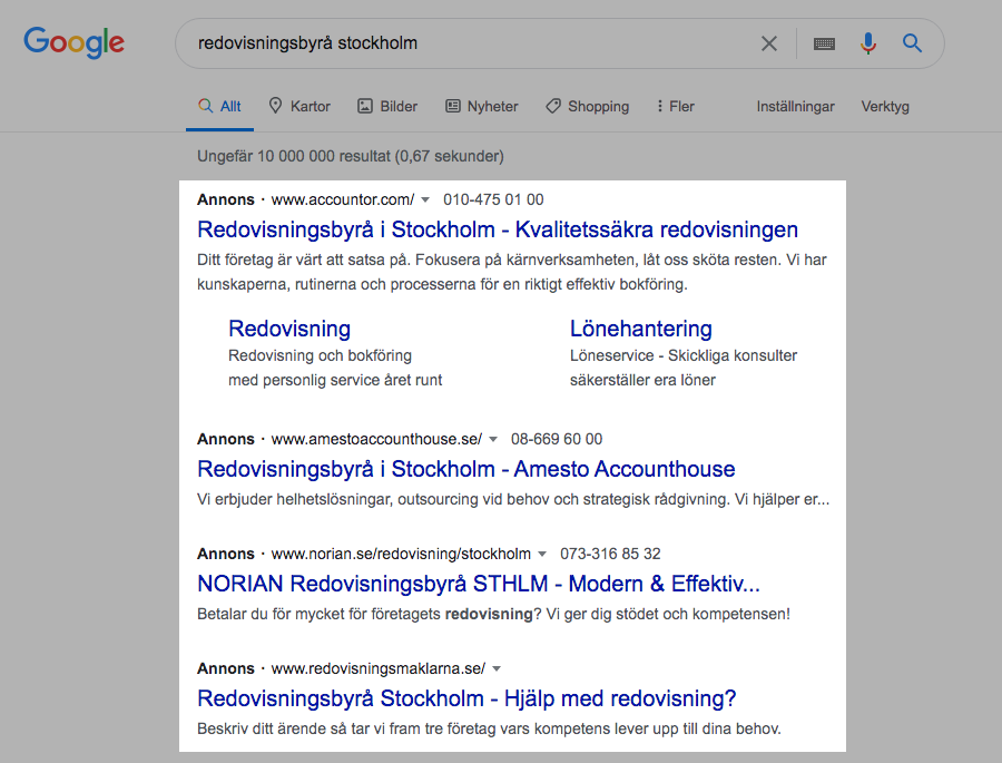 Sökannonser redovisningsbyrå